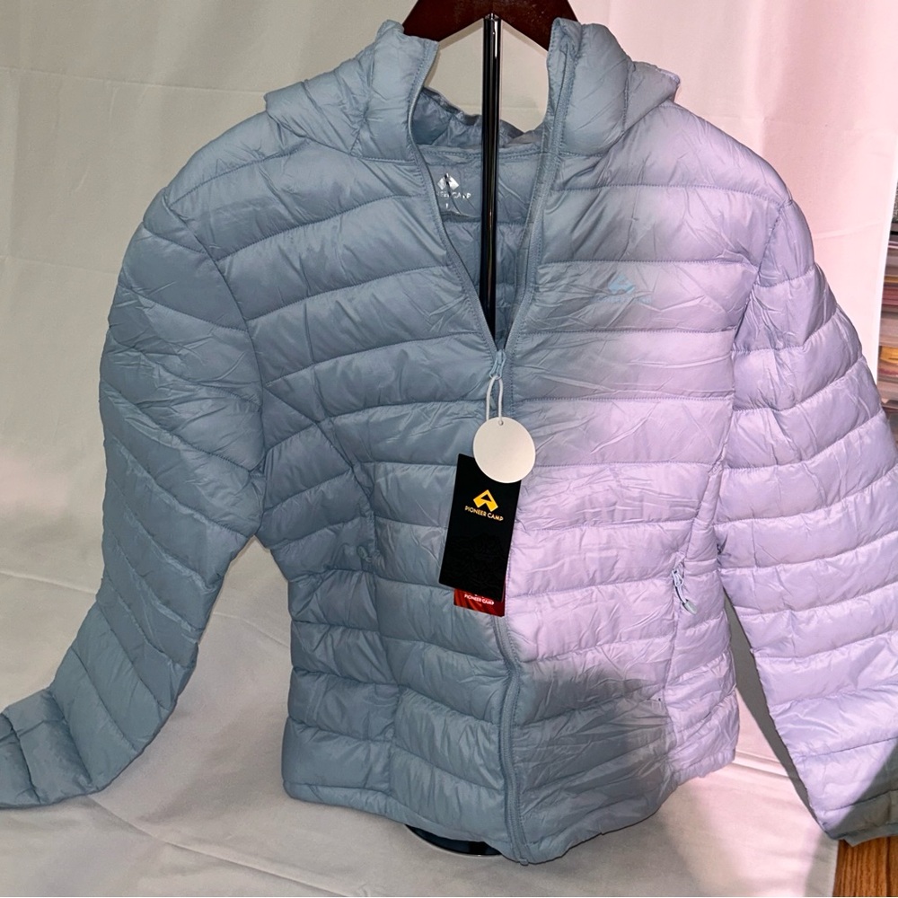 Pioneer Camp Light Blue Puffer Jacket